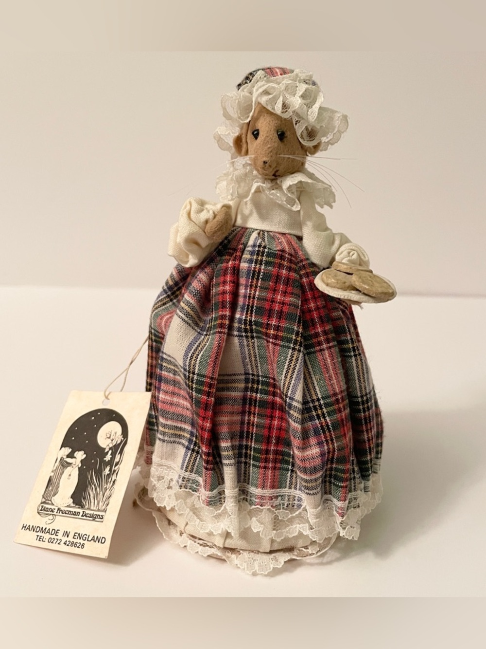 Vintage Diane Freeman Designs Mouse Doll Catriona Handmade in England